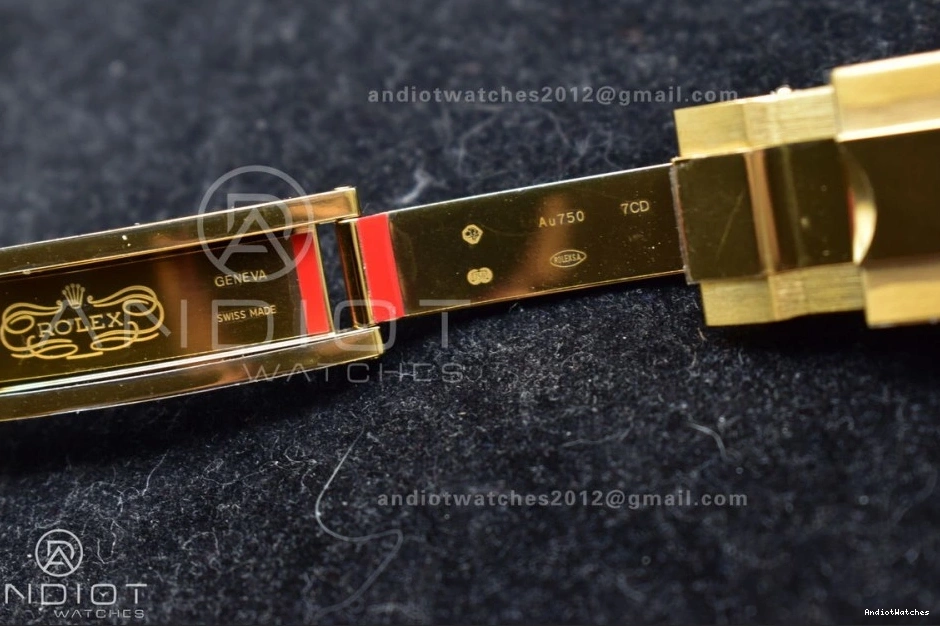 904L 1:1 765 Strap on 116518 Steel DD Dial Oyster VSF Daytona Best Edition flex YG Stretchable 0504
